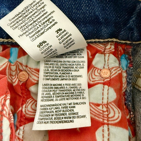 BRAND NEW MOTHER X LA DoubleJ The Tune Up Maven Sneak Jean in Middle Child Sz 26 - Picture 12 of 17